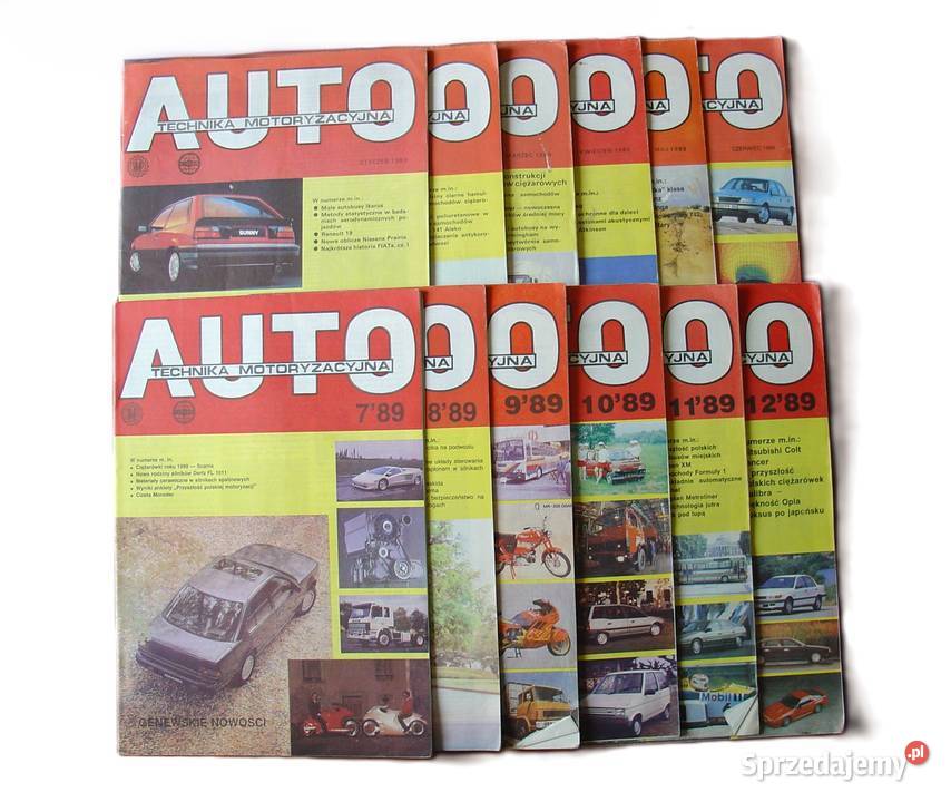 Auto Technika Motoryzacyjna pełny Rocznik 1989 Łódź sprzedam