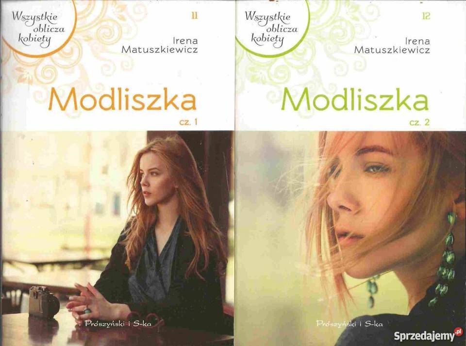 Modliszka tom 1 i 2 komplet Irena Matuszkiewicz Goleniów sprzedam