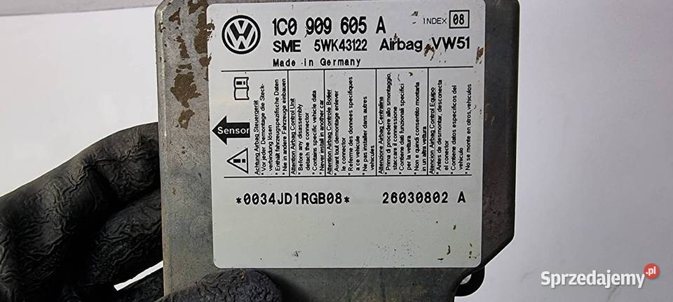 MODUŁ VOLKSWAGEN GOLF IV 1C0909605 osobowe Lipno