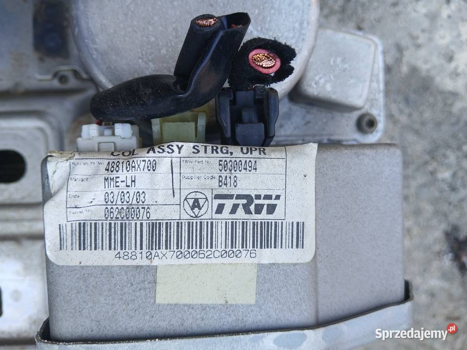Wspomaganie elektryczne pompa Nissan Micra K12 małopolskie Radłów