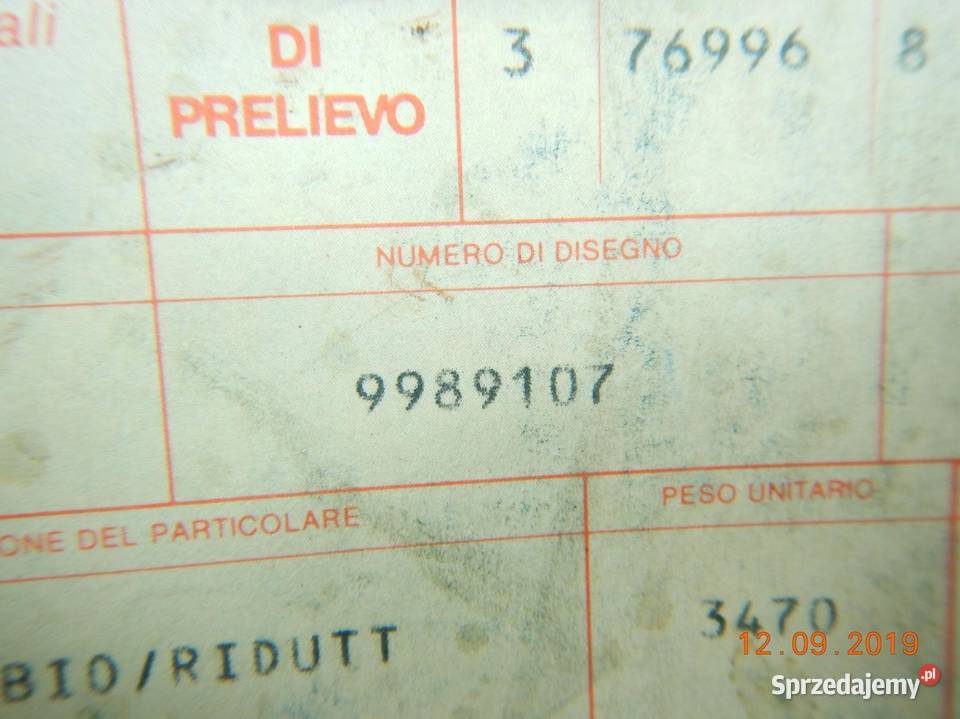 KOŁO ZĘBATE SKRZYNI IVECO 9989107 ASO lubelskie
