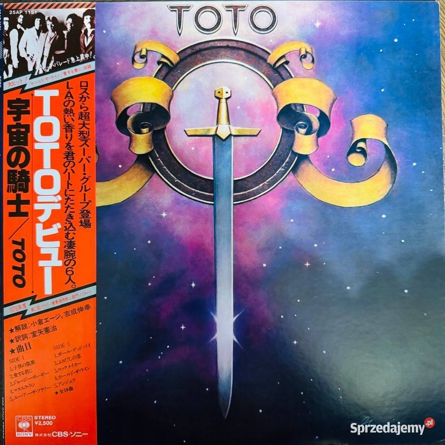 Toto Toto I Space Night EXNM Japan Obi LP 1978 Warszawa