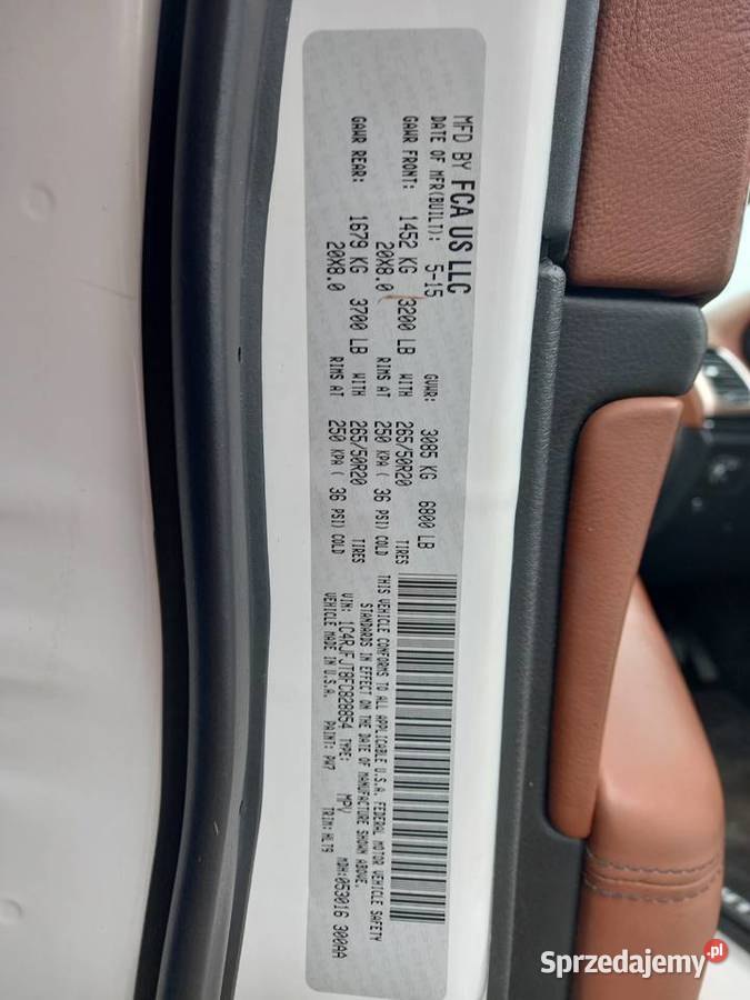 Jeep Grand Cherokee 57 V8 Summit LPG