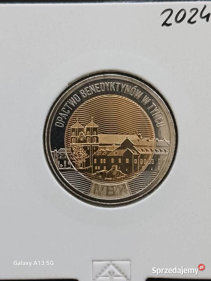 5 złotych 2024 r Opactwo Benedyktynów w Konin
