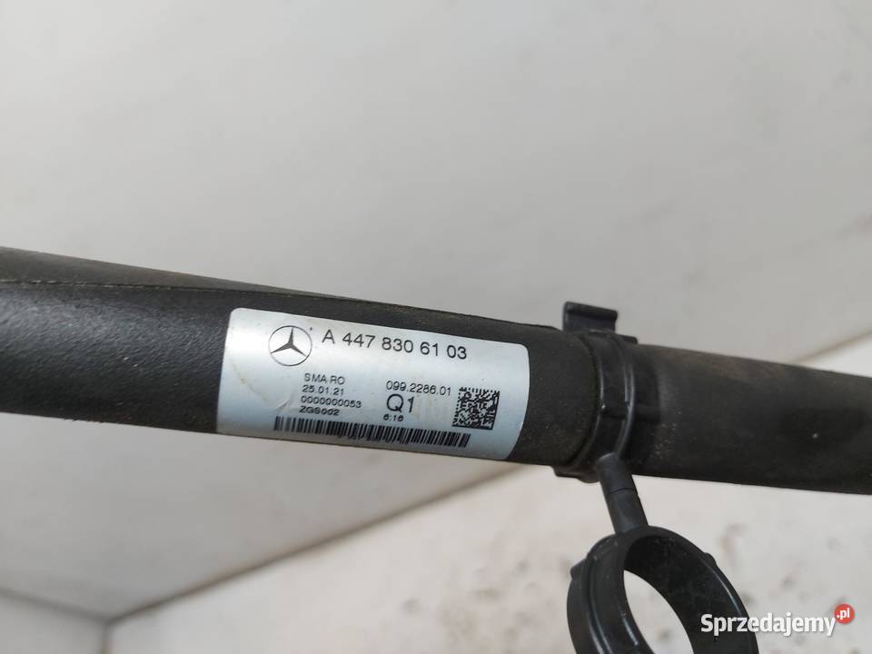 Mercedes EQV w447 Vklasa przewód przewody rurka