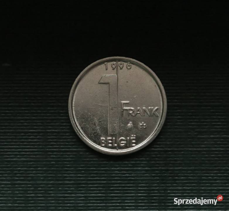 BELGIA 1 frank 1996r Napis holendersku BELGI Gliwice sprzedam
