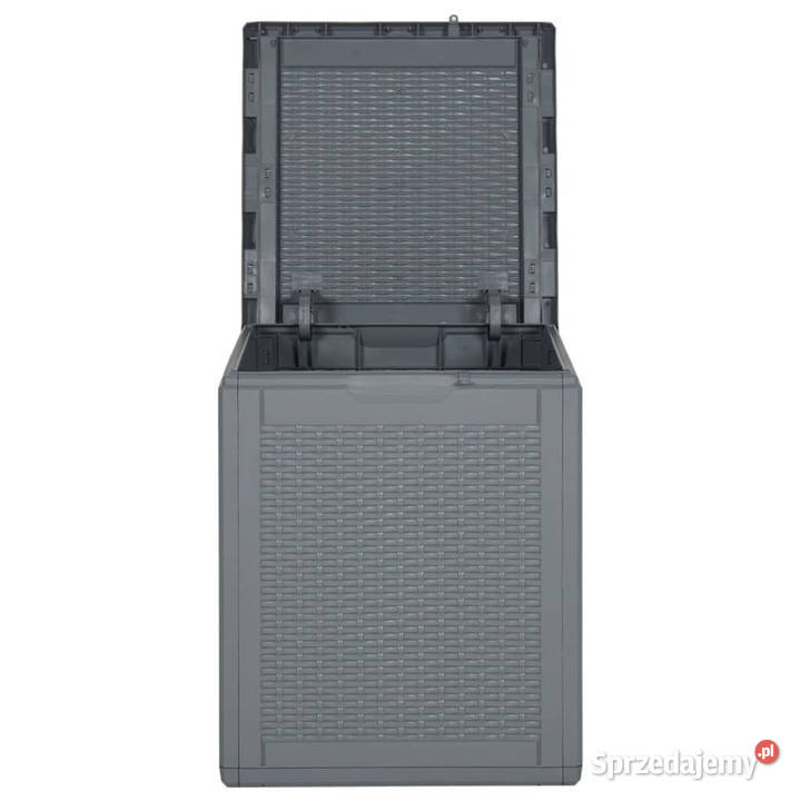 Skrzynia ogrodowa szara rattan PP 90 L WM364059 Warszawa