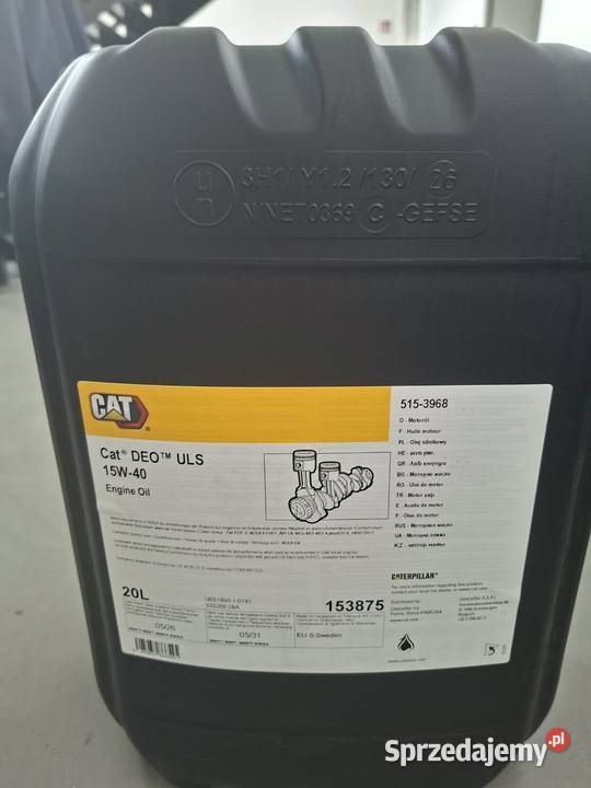 Oryginalny Olej silnikowy CAT DEO ULS 15W40 Pozostałe Gdów sprzedam