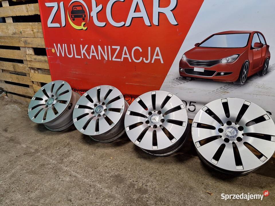 Oryginalne Alufelgi 5x112 16 ET38 Mercedes C Średnica 16" Choceń