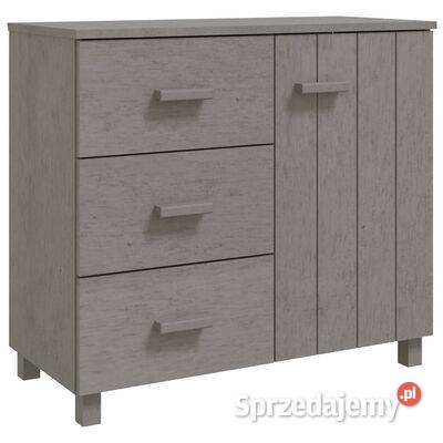 Szafka HAMAR jasnoszara 90x40x80 drewno mazowieckie Warszawa