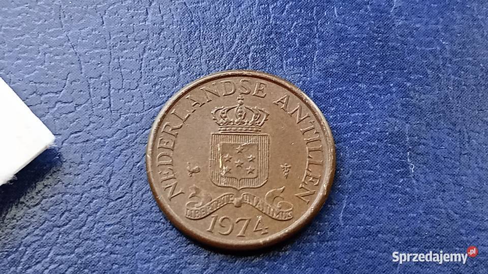 Stare monety 1 cent 1974 Antyle Holenderskie Lesko