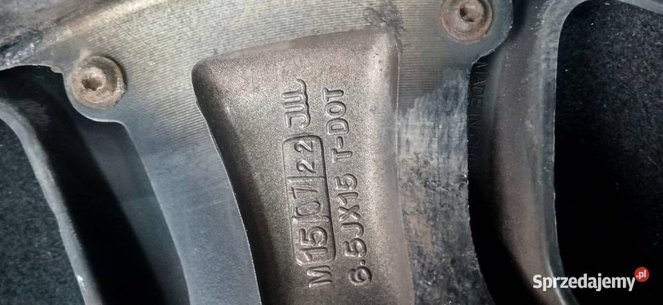 Alufelgi R15 FIAT 500 Opony i felgi Czechówka sprzedam