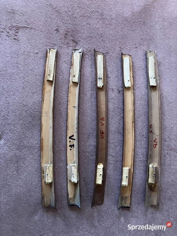 Mercedes W108 drewniane listwy drzwi Rok produkcji 1970 Łódź