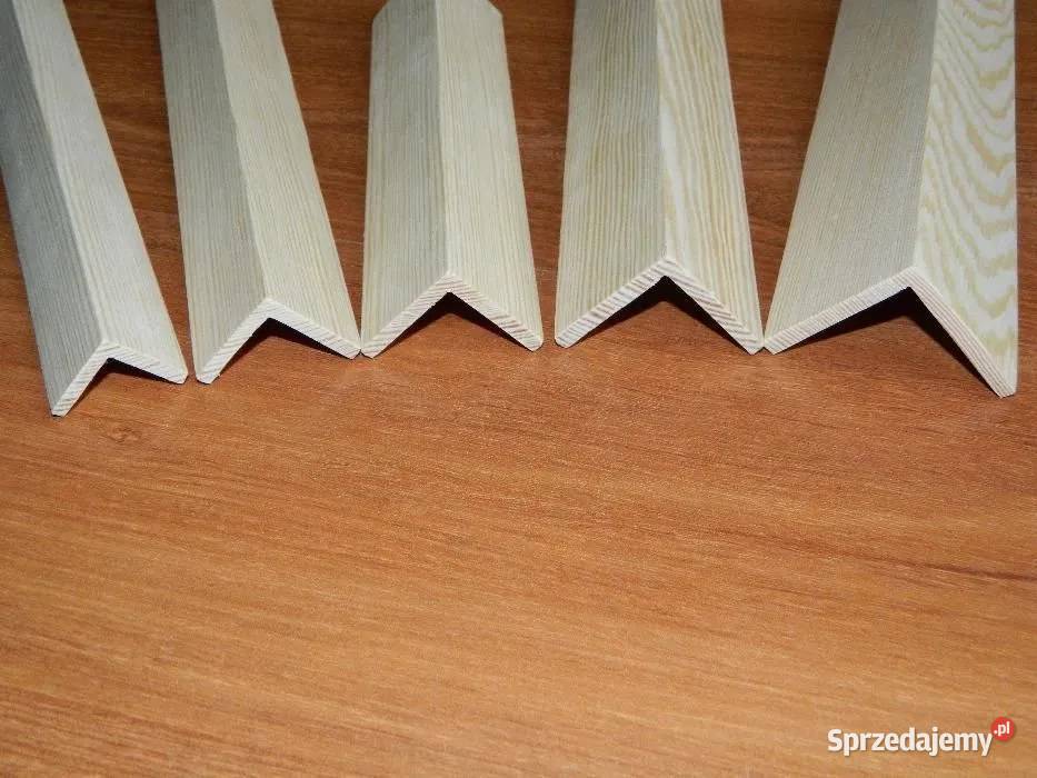 Listwa wykończeniowa drewniana sosnowa kątownik Materiały budowlane podlaskie Narew