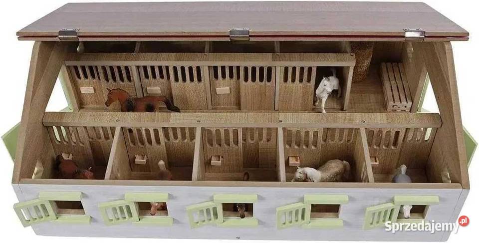 Drewniana Stajnia 9 Boksów DUŻA koni Schleich Warszawa