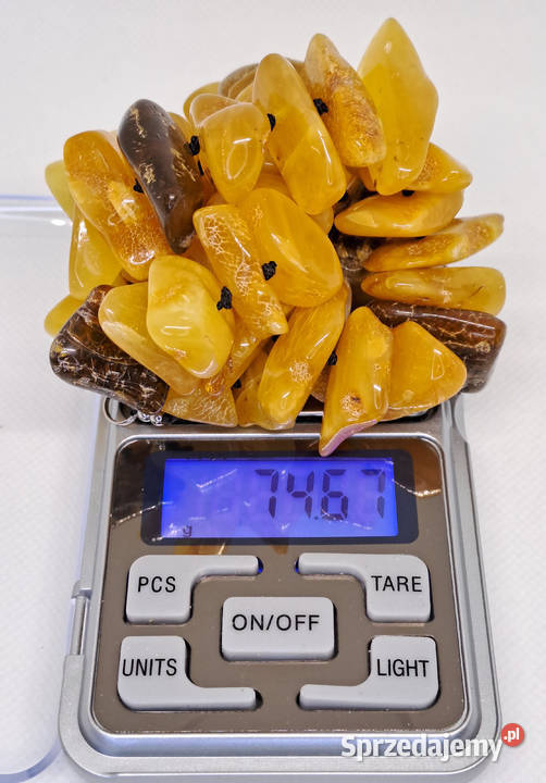 Korale z bursztynu bursztyn bałtycki supełkowany Warszawa