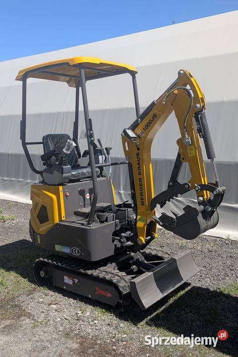 Mini Koparka Berger Kraus BK1000JS JOYSTICK 11 Rok produkcji 2025 sprzedam