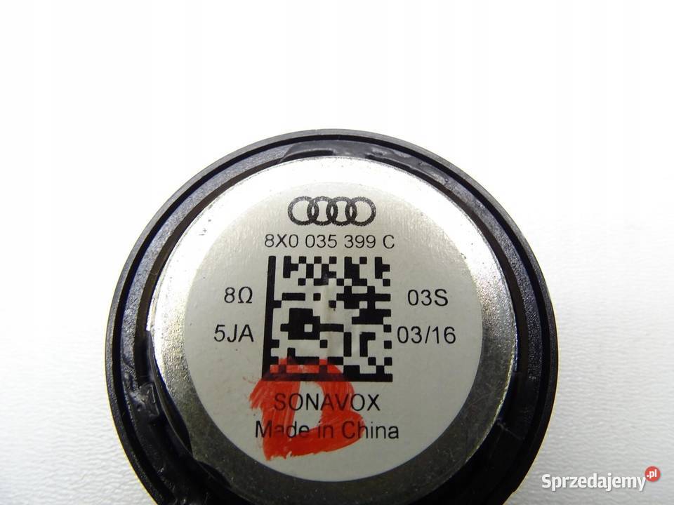 GŁOŚNIK DRZWI PRZÓD WYSOKOTONOWY 8X0035399C AUDI