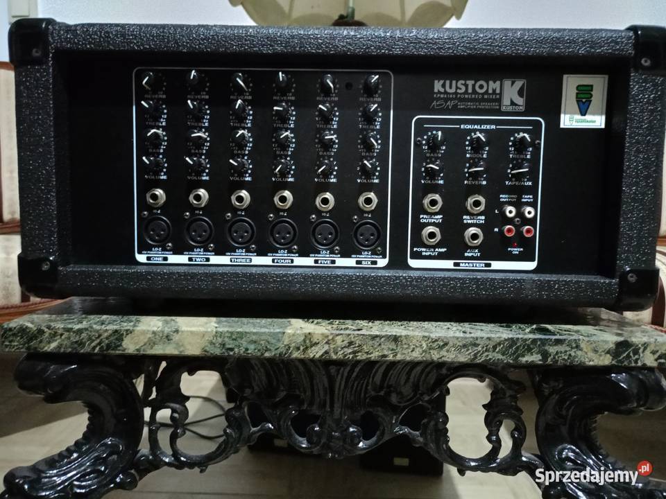 Wzmacniacz z Mikserem Kustom KPM 6160 Drawski Młyn sprzedam