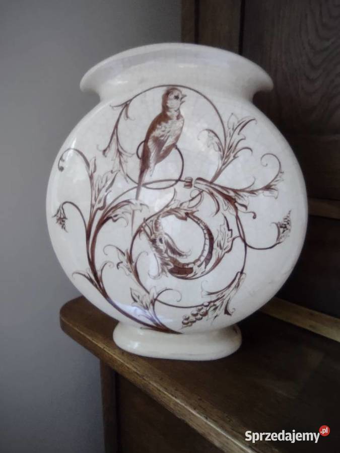 Dwa piękne duże wazony kominkowe Stara porcelana wielkopolskie