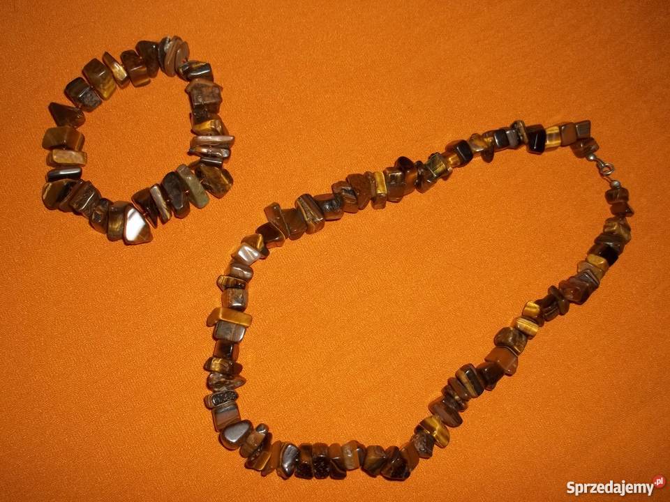 Naszyjnik i bransoletka zestaw BAWOLE OKO łódzkie Łódź