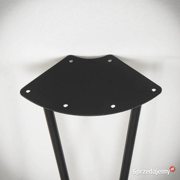 Noga HAIRPIN z pręta podwójna 40 CZARNA