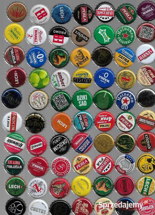 Kapsle polskie z piwa i napojów KPN 7 Puławy