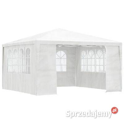 vidaXL Namiot imprezowy ze ściankami 4x4 m biały Warszawa