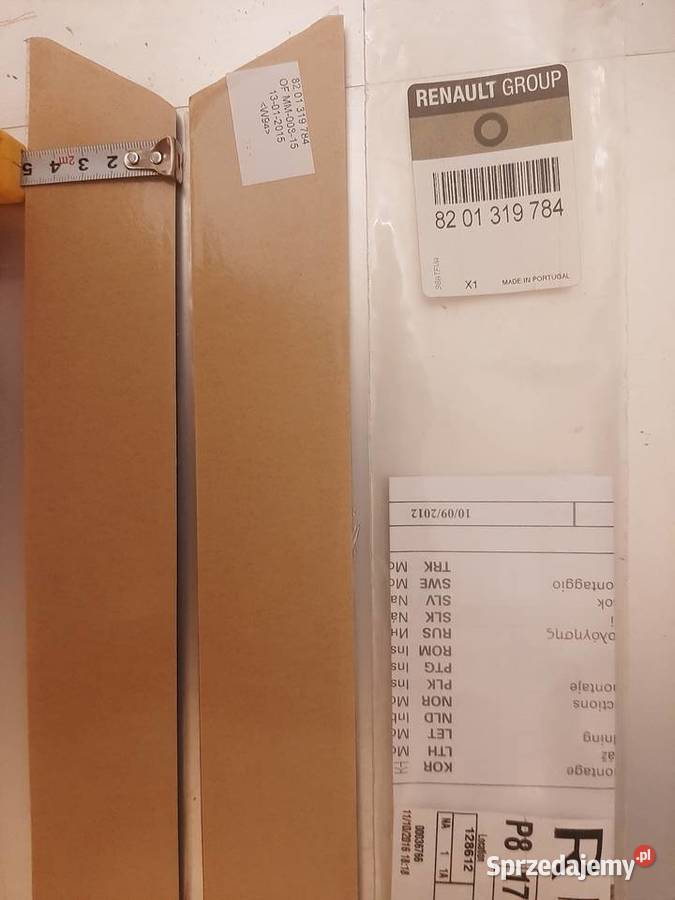 Nakładki na przednie progi Renault Megane 3 Nakładki progowe Warszawa