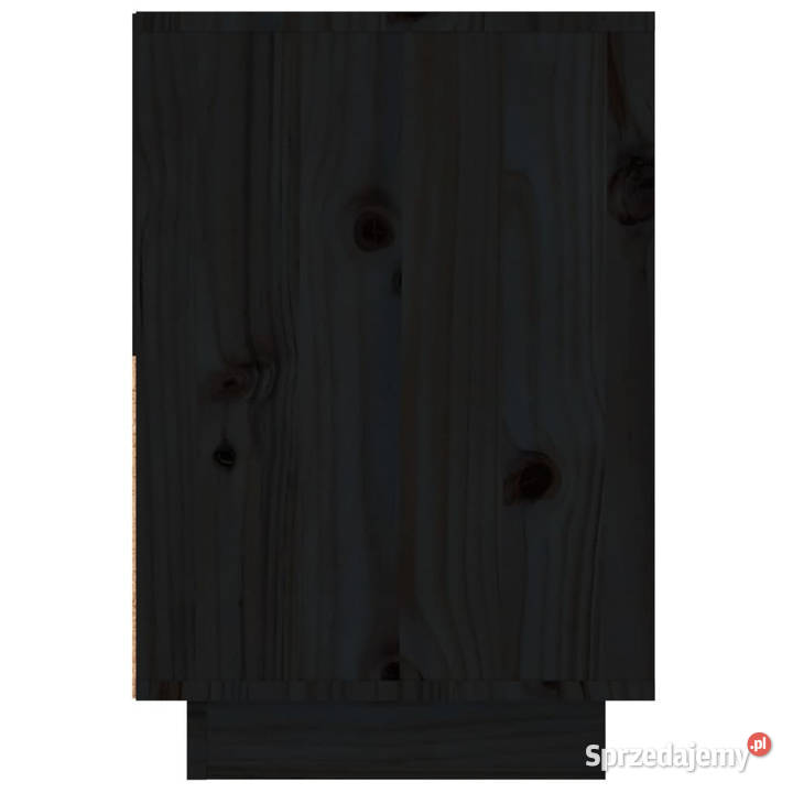 Szafki nocne 2 czarne 60x34x51 lite drewno mazowieckie Warszawa