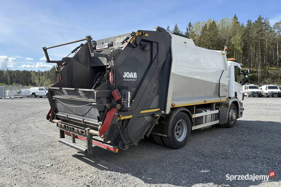 Scania P280 śmieciarka JOAB 14 m3 Euro 6 biały Śmieciarki Nowiny