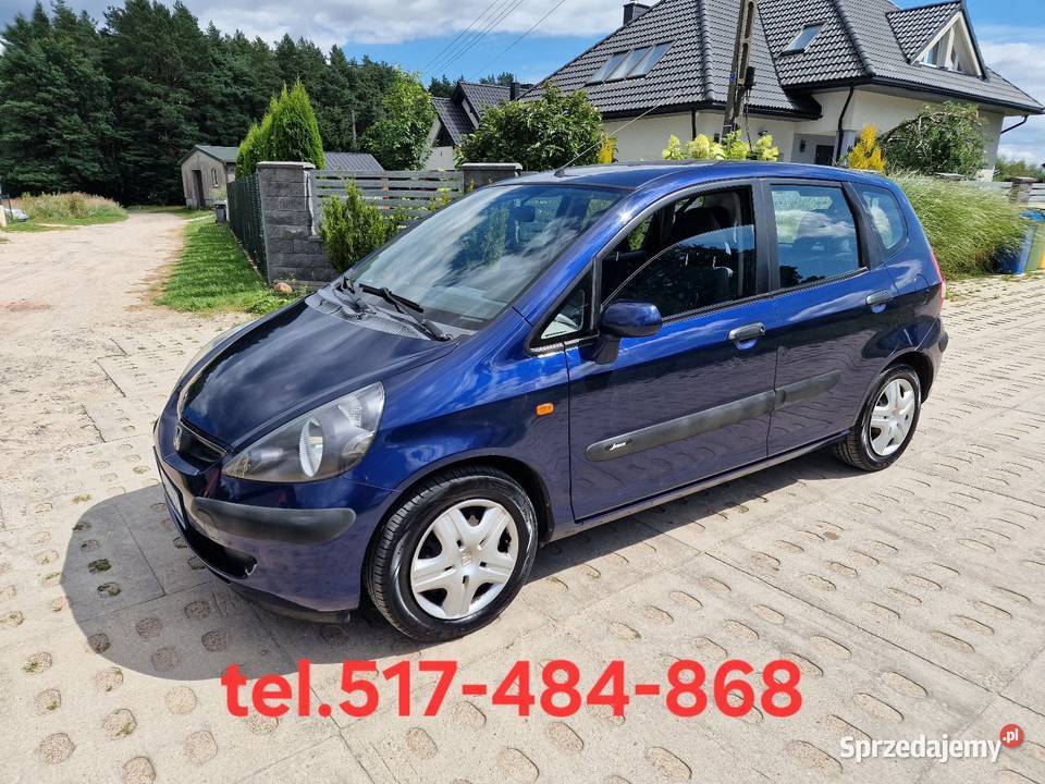 Honda Jazz 14 benz bezwypadkowabez korozji autoalarm Jazz sprzedam