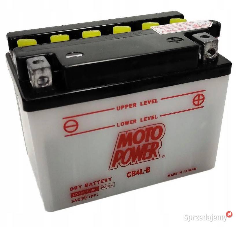 Akumulator motocyklowy MotoPower CB4LB YB4LB 12V Wrocław