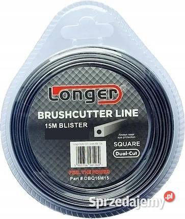 Żyłka Tnąca Longer DUALCUT 24 mm 15 m Kwadrat Części i akcesoria Ostrołęka