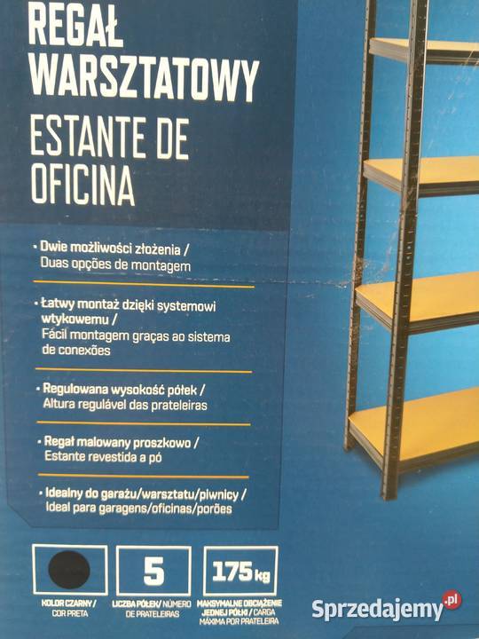 NAJTANIEJ Regał Warsztatowy Półki Na Stelażu Motoryzacja Zabrze