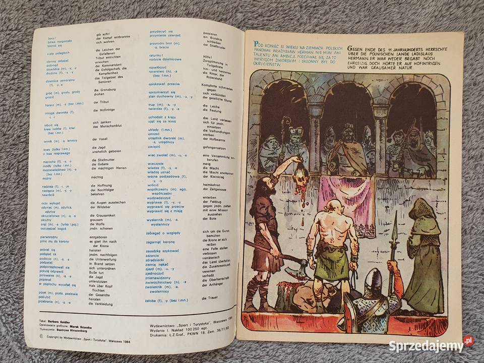 Bolesław Krzywousty zestaw 3 komiksów rózne Gdynia