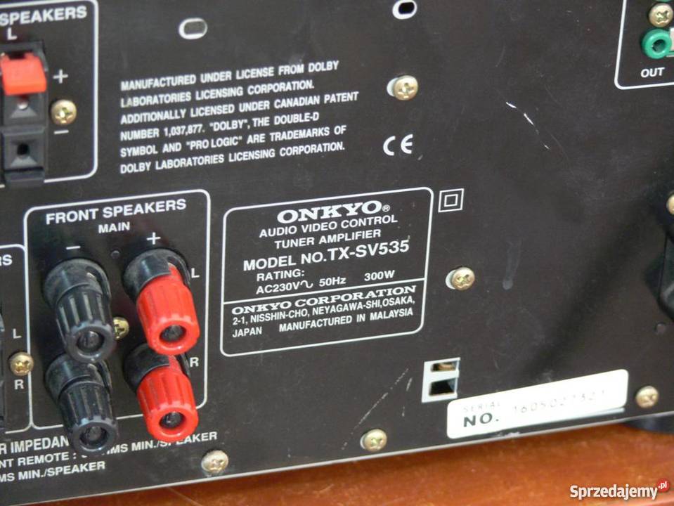 Amplituner Onkyo TXSV535R mocny i sprawnyWYSYŁKA Elektronika