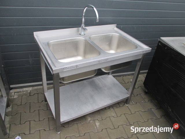 Zlew 2 Komory Dwukomorowy Stal Nierdzewna wielkopolskie Ostrów Wielkopolski