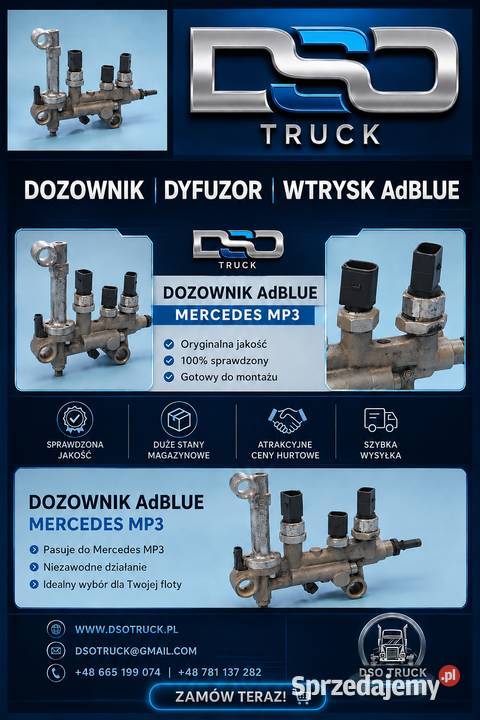 A0001400739 A0001400539 Mercedes MP 3 Dozownik świętokrzyskie Zawichost sprzedam