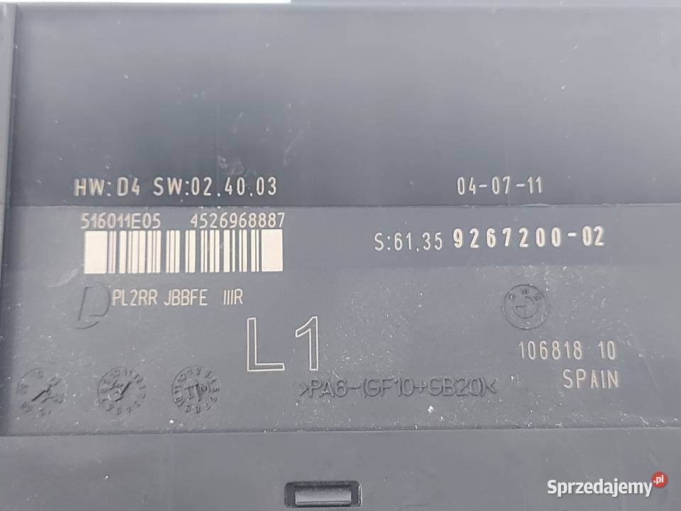 BMW 1 E82 11r moduł komfortu 9267200 Kielce