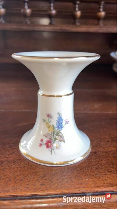 Świecznik na jedną świecę Kerafina Bavaria Ecru Gdańsk