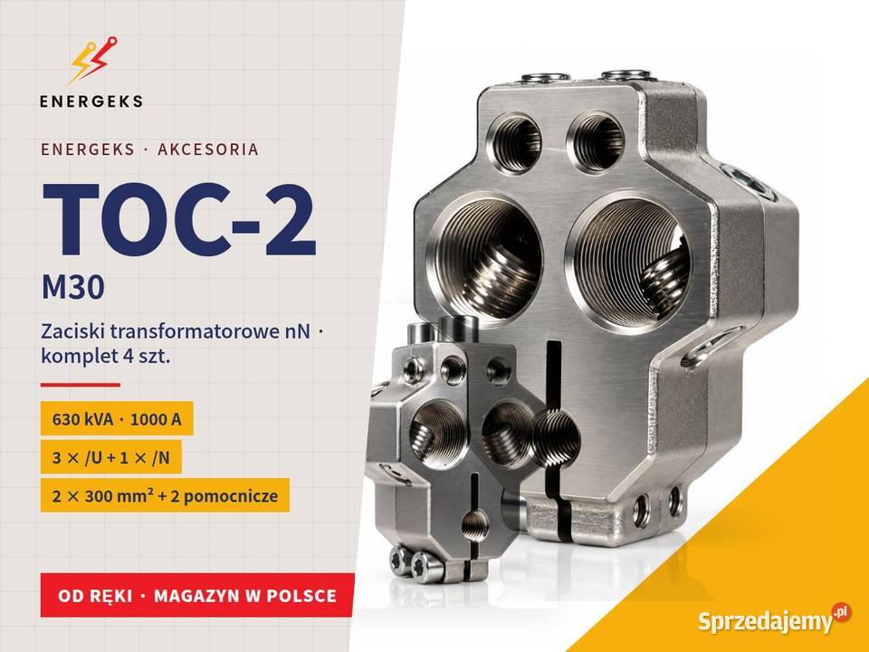 Komplet zacisków nN TOC2 M30 3U 1N Olsztyn warmińsko-mazurskie sprzedam