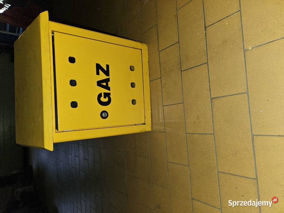 Szafka gazowa metalowa naścienna 350x430x250 śląskie Zabrze
