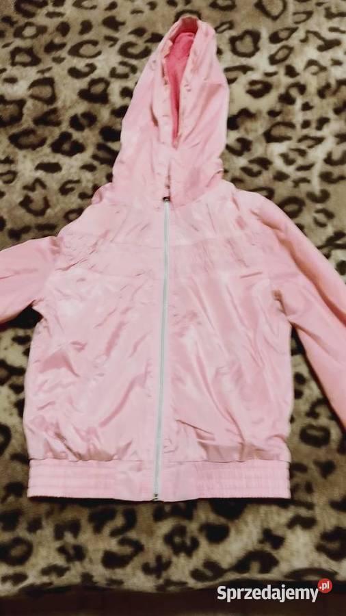 kurtka dziewczęca różowa rozmiar 140146