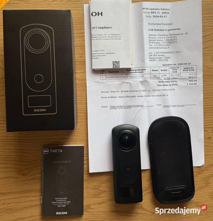 Kamera 360 Ricoh Theta Z1