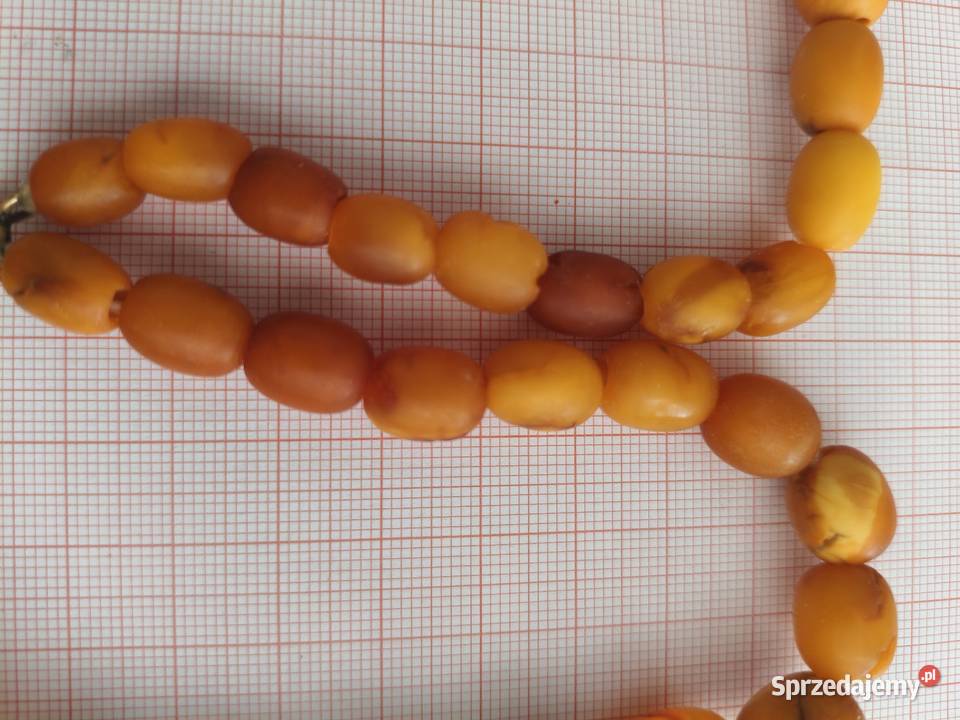 Naszyjnik Bursztyn Vintage Białystok sprzedam