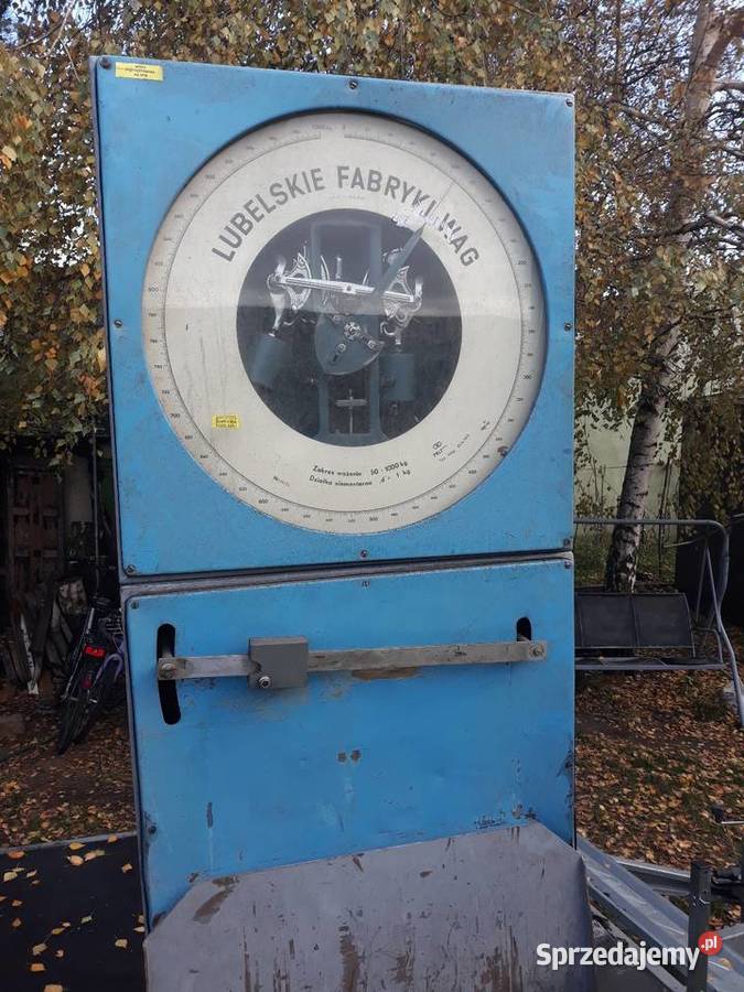 Waga towarowa 1000 Lubelska fabryka wag Pabianice