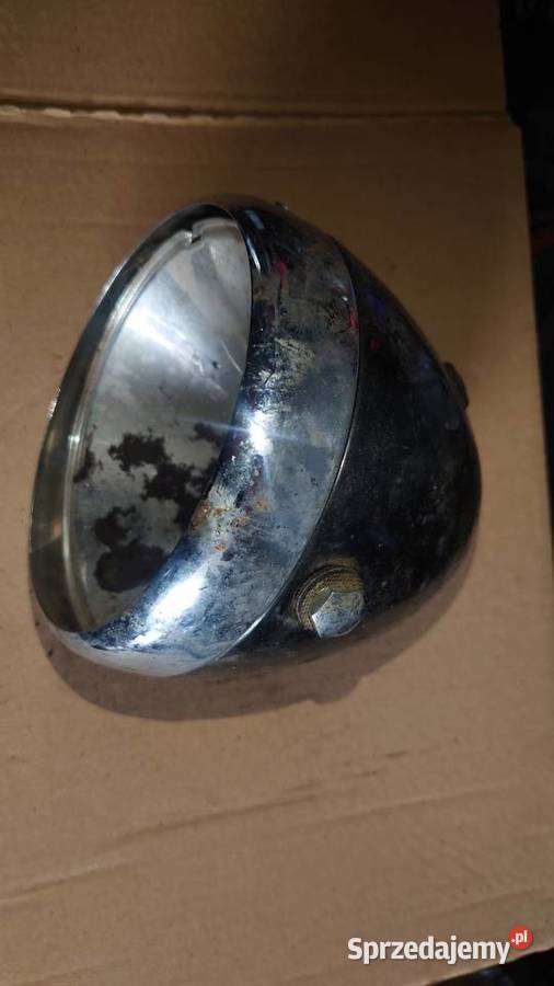 Stara lampa motocyklowa niemiecka Kraków