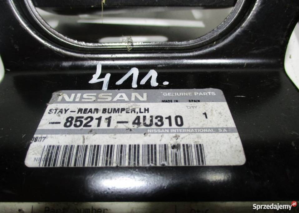 NISSAN ALMERA TINO ODBÓJ STREFA ZGNIOTU osobowe