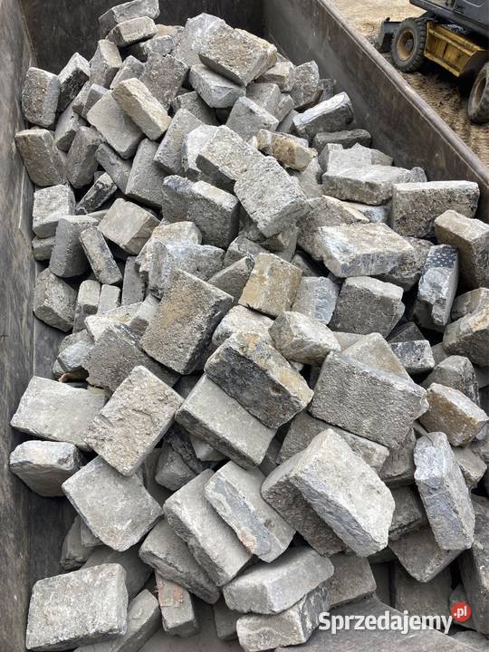 Bloczek betonowy z odzysku około 500 sztuk 150 Dom i Ogród Oborniki Śląskie